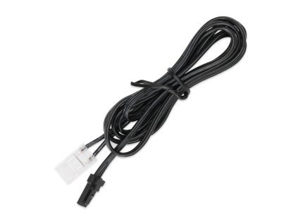 Připojovací konektor LED pásku šíře 8mm + kabel s 91505-MP konektorem (vidlice), 1m kabel AWG20/0,5mm², černý, 12-24V max. 3A