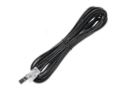 Připojovací konektor LED pásku šíře 8mm + kabel s 91505-MP konektorem (vidlice), 3m kabel AWG20/0,5mm², černý, 12-24V max. 3A