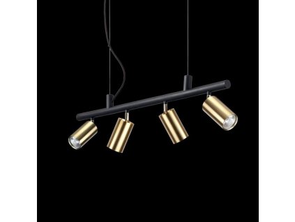 DYNAMITE SP4 OTTONE SATINATO - IDEALLUX