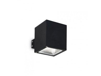 Venkovní nástěnné svítidlo Ideal Lux Snif Square AP1 nero 123080 černé - IDEALLUX