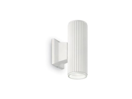 Venkovní nástěnné svítidlo Ideal Lux Base AP2 bianco 129457 bílé IP44   - IDEALLUX