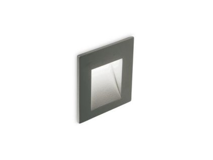 LED Nástěnné zápustné svítidlo Ideal Lux BIT ANTRACITE 3000K 269009 3W 215lm 3000K IP65 6,5cm antracitové - IDEALLUX