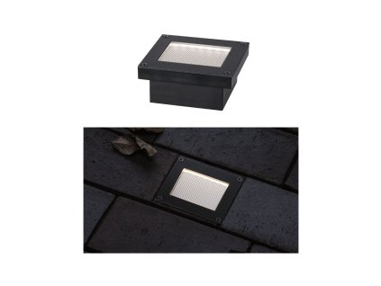 Solární LED zemní svítidlo Domenic IP67 3000K černá - PAULMANN