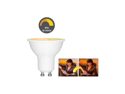 LED 6 W GU10 1.800 - 3.000K dim to warm - PAULMANN