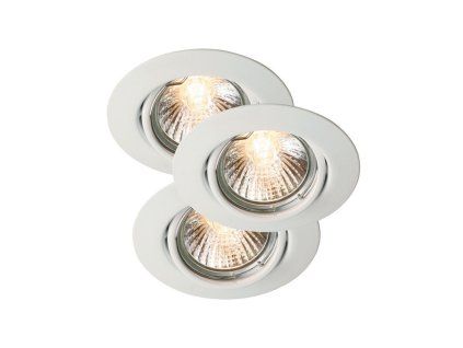  (Varianta Ø 90 mm, 3 x 3 W, bílá)