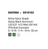Stolní lampa SAVONA černý hliník E27 1x12W 230V IP20 bez žárovky - NOVA LUCE