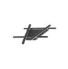 Stropní svítidlo WILLOW černá ocel a akryl Dx78.3x50x5.6cm LED 60W stmívatelné - NOVA LUCE