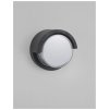 Venkovní nástěnné svítidlo MAX tmavě šedý ABS čirý a bílý akryl LED 12W 3000K 200-240V 120st. IP65 - NOVA LUCE