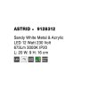 Nástěnné svítidlo ASTRID bílý kov a akryl LED 12W 220-240V 3000K IP20 - NOVA LUCE
