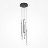 Závěsné LED svítidlo LIGHT STICK, 46W, Ø 35 cm, CRI80, stmívatelné, černá
