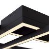 Moderní stropní LED svítidlo LINE, 80W, d. 78 cm, 3000K, černá