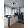 Moderní stropní LED svítidlo LINE, 80W, d. 78 cm, 3000K, černá