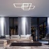 Moderní stropní LED svítidlo LINE, 80W, d. 78 cm, 3000K, bílá