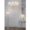 Závěsné svítidlo GRACE, 10xE14, Ø 85cm, bílá