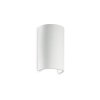 Nástěnné svítidlo Ideal Lux Flash Gesso AP1 round 214696 1x40W kulaté - IDEALLUX