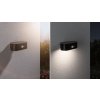 Solární LED venkovní nástěnné svítidlo Adya pohybové čidlo IP44 3000K černá - PAULMANN