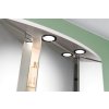 LED vestavná nábytková svítidla 3ks sada kruhové 65mm 3x2,5W 230/12V 4000K černá mat - PAULMANN