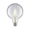 Filament 230V LED Globe G125 E27 9W 2700K čirá - PAULMANN