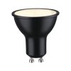 Standard 230V LED reflektor GU10 8W 2700K stmívatelné černá mat - PAULMANN