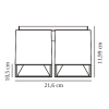  (Barva 2 x 50 W, bílá)