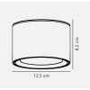  (Varianta Ø 125 x 82 mm, 8 W, LED, 700 lm, bílá)