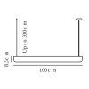  (Varianta délka 500 mm, 8 W, LED, 750 lm)