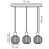  (Varianta Milford Mini, Ø 150 x 195 mm, E14, 40 W, bílá)