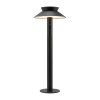 Solární LED sloupek s bodcem NORDLUX Justina Solar s čidlem (Barva Černá)