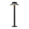 Solární LED sloupek s bodcem NORDLUX Justina Solar s čidlem (Barva Černá)
