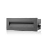 LED2 STEP IN L, ZÁPUSTNÉ NÁSTĚNNÉ SVÍTIDLO, LED 8,5W, 3000K, ANTRACIT, IP65
