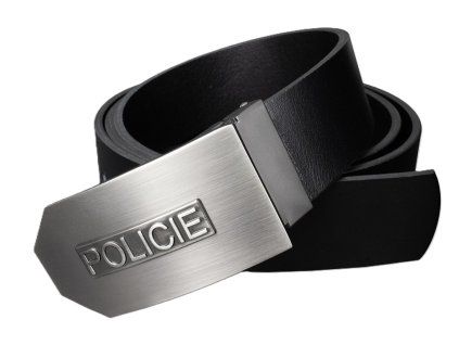 Kožený opasek POLICIE - 40 mm