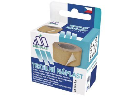 Textilní náplast Mediplast - 2,5cm x 5m