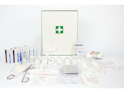 Závěsná lékárnička DL 200 s výbavou PROFI