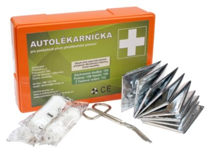 Autolékárnička - velikost I - plastový obal