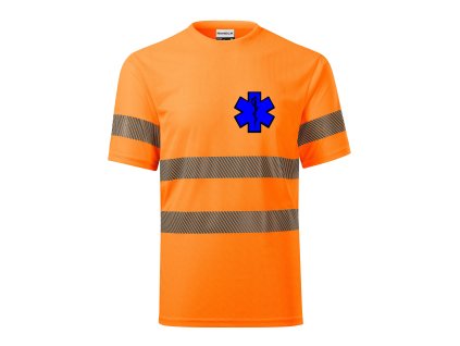 Reflexní triko s MHŽ a reflex pruhy