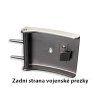 Kožený opasek POLICIE - 45 mm - vojenský