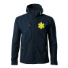 Softshell bunda NANO s hvězdou života - námořní modrá