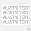 VLASTNÍ TEXT - na hruď