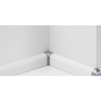 Parador vnitřní rohy typ 2 pro lištu SL 2 Hliníkový vzhled