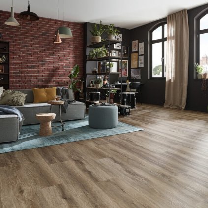 vinylova podlaha authentic oak brown db296wxl interier