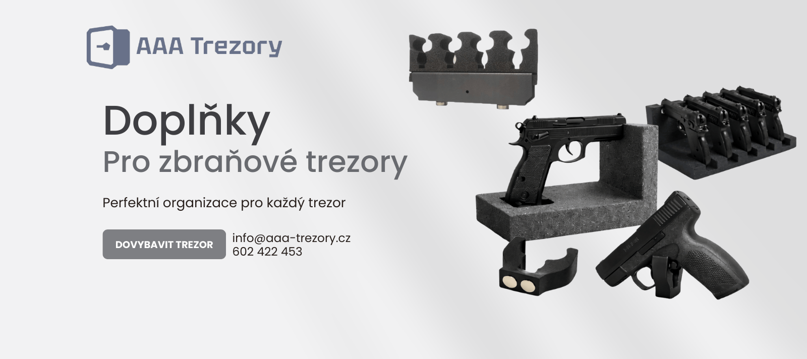 Doplňky pro zbraňové trezory