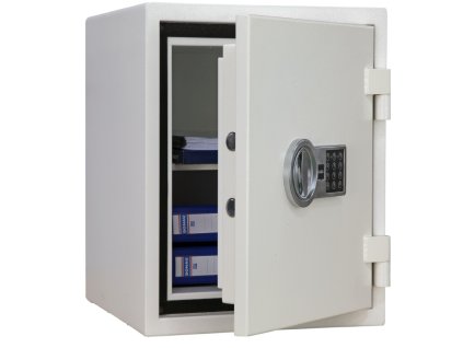 VAMA Ohnivzdorný trezor FIRE 46 EL světle šedá