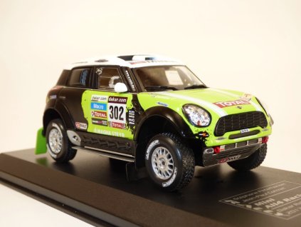 mini cooper all4 racing paris dakar 2013 peterhansel diecast club wp1402l13c12 1 43 1