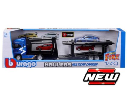 Iveco S-Way 570 Multicar Carrier + Audi e-Tron modré