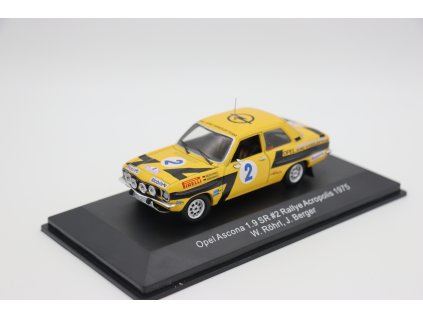 Opel Ascona 1.9 SR #2 Rohrl/Berger Winner Rally Acropolis 1975, CMR 1/43