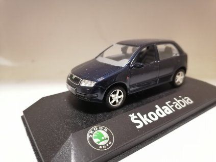 Škoda Fabia modrá - Kaden 1/43