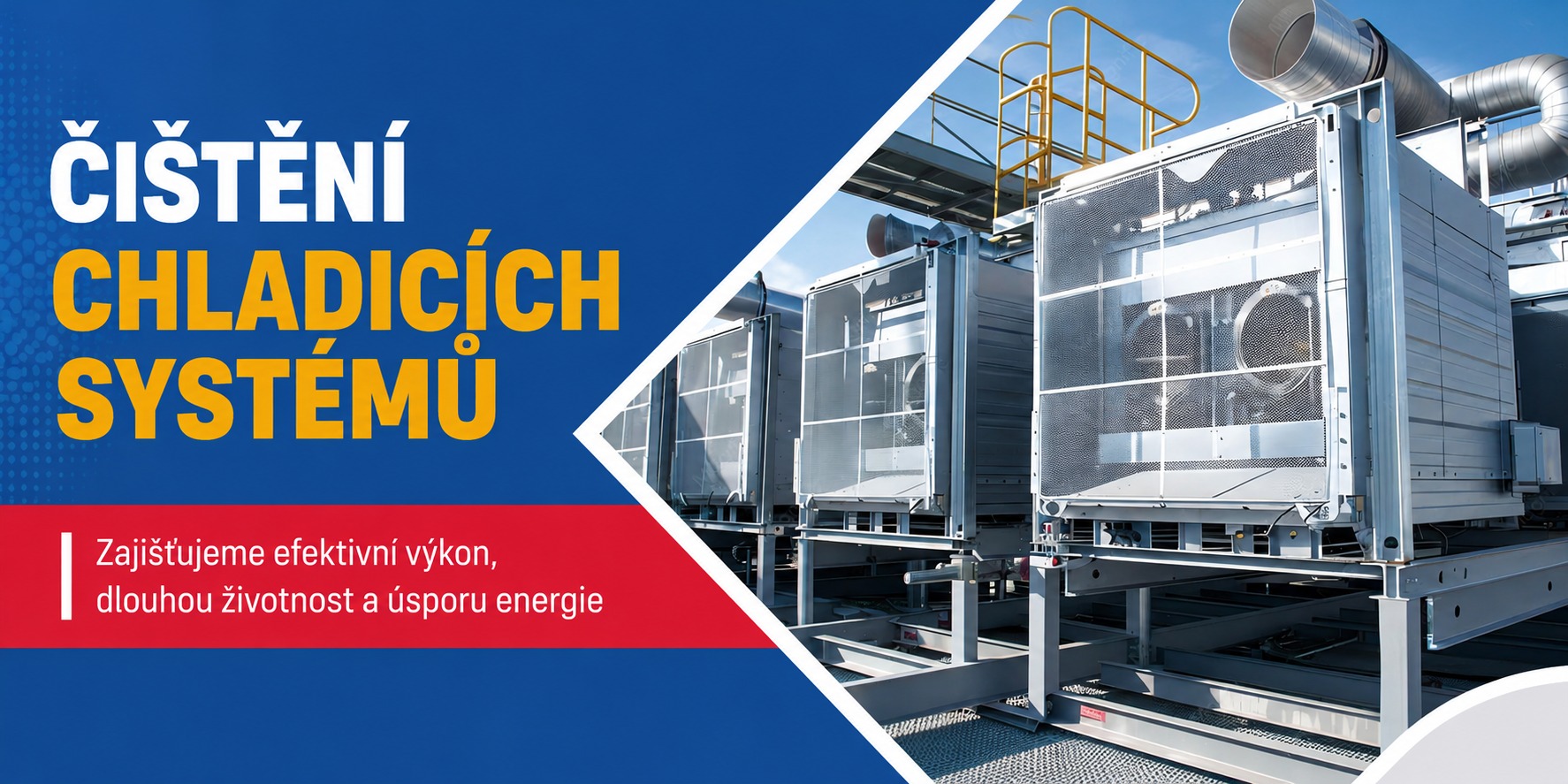 Čištění průmyslových chladicích systémů