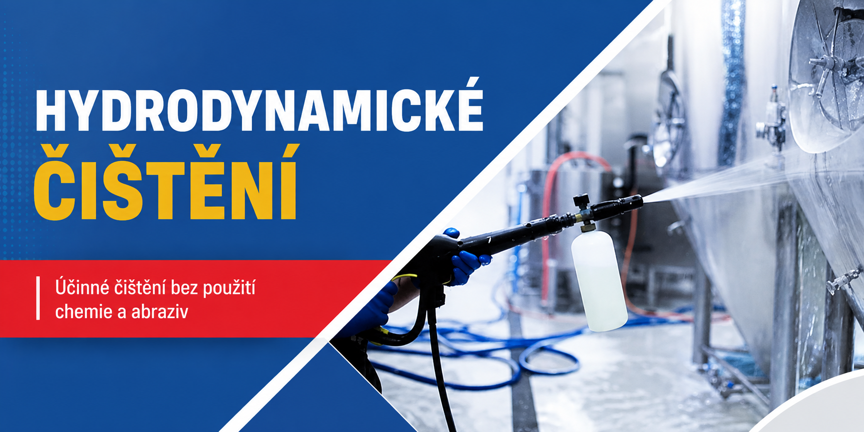 Hydrodynamické čištění průmyslových zařízení
