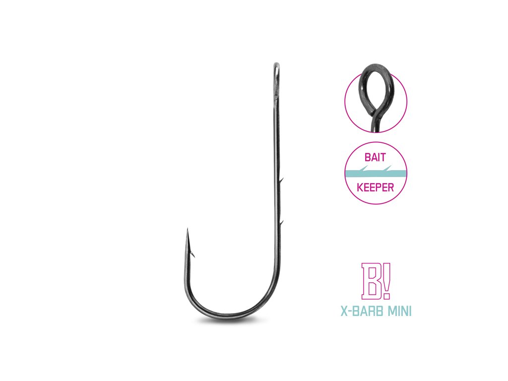 Háček na čeburašku Delphin B! X-BARB MINI / 8ks (Velikost 1)