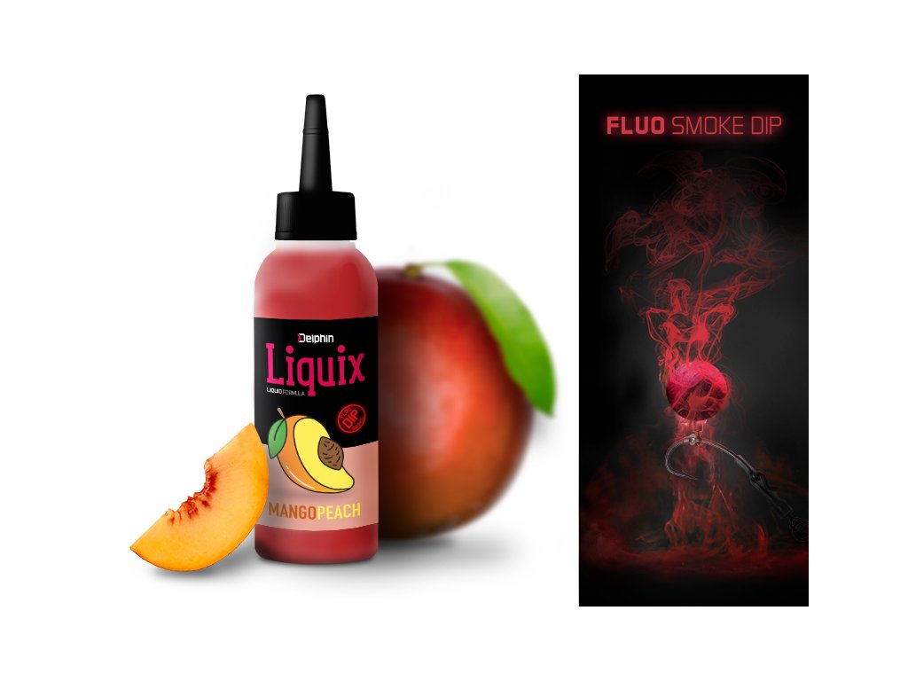 Fluo dip D SNAX LiquiX /100ml (Velikost Mango-Broskev)
